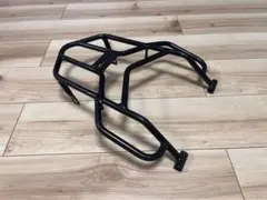 バイク ダックス125 専用 リアキャリア スチール製 荷掛けフック付