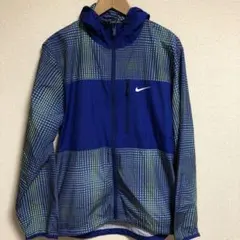 希少　90s 青タグ　Nike ナイロンジャケット 青 ドットパターン　L相当