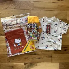 ▽futafuta△ハローキティ○巾着セット○ペットボトルカバー○保冷 保温○