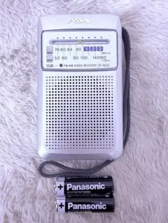 AIWA CR-AS23 FM/AMポータブルラジオ 動作品 電池付のサムネイル