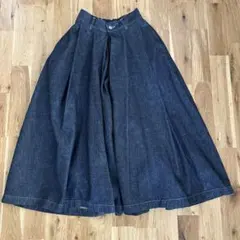 HARVESTY デニムカルメンキュロット　サイズ1