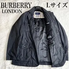 美品 大きめ BURBERRY ノバチェック ナイロンジャケット ミリタリー