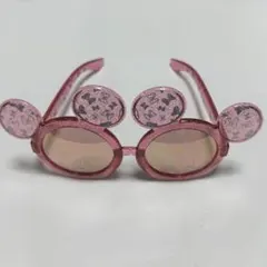 ディズニー ミニーちゃん　サングラス　ピンク 眼鏡