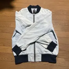 ライトブルーデニムノースリーブジャケット