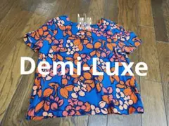 美品　Demi-Luxe BEAMS 花柄 半袖トップス 38