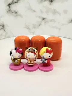 ハローキティ　チョコエッグ　コラボレーション　カズレーザー マツケン アイルー