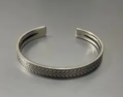 新品未使用　シルバー925 バングル　メンズ　レディース　ヴィンテージ　シンプル