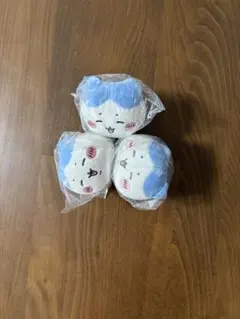 ちいかわ ガチャガチャ ねそべりぬいぐるみ2 ハチワレ3点セット