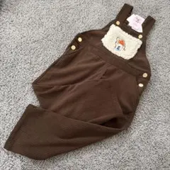 Ado Mizumori 水森亜土　カバーオール　オーバーオール　110ベージュ