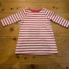 PETIT BATEAU　ボーダーワンピース　18m/81cm