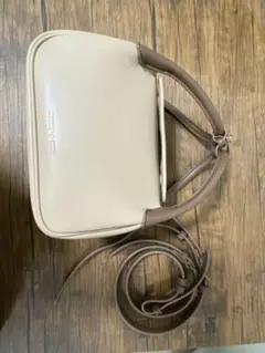 CHARLES&KEITHハンドバッグショルダーバッグ 2WAYベージュブラウン