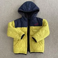 BREEZE フード付き中綿コート 110cm リバーシブル