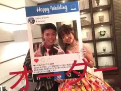 結婚式ウェルカムボード インスタフレーム ペーパープロップス ウェルカムスペース