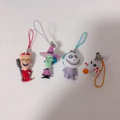 ナイトメア・ビフォア・クリスマス ストラップ 4体セット