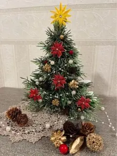ペーパークイリング　クリスマスツリー インテリア　ハンドメイド　オブジェ