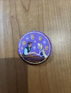 ディズニー⭐︎刺繍缶バッチ⭐︎ラプンツェル⭐︎新品未使用