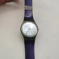 Swatch スウォッチ 腕時計 パープル　電池切れのサムネイル