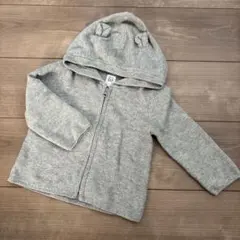 GAP フード付きニットアウター 12-18ヶ月　パーカー　カーディガン