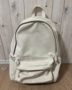 無印良品　肩の負担を軽くする撥水コットンリュックサック　コットン素材のサムネイル