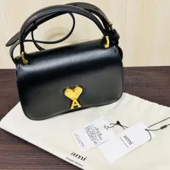 プ*中様 AMI PARIS アミパリス Paris トップハンドルバッグ 使用