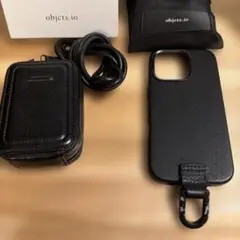 objects.io レザーショルダーストラップケース iPhone16pro