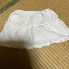 ホワイトスカート サイズ100 綿100%
