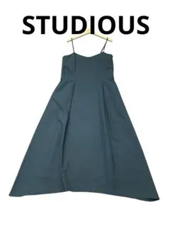 STUDIOUS ステュディオス フレアロングキャミワンピース サイズフリー