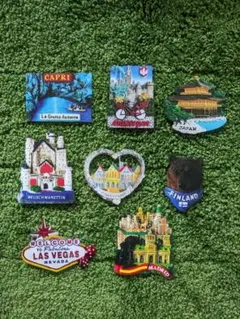 2D　フラット　海外　ヨーロッパ　マグネット