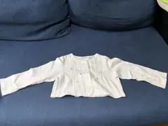 ファミリア　白色カーディガン