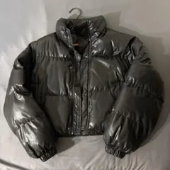 XUブラックショートダウンジャケット