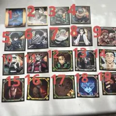 鬼滅の刃 キャラクターシールセット 19枚