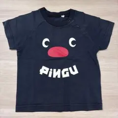 PINGU/ピングー Tシャツ ピングー顔 ２５周年ロゴ【サイズ不明】