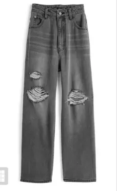 未使用品★GRLデニム qu134 ブラック Mサイズ