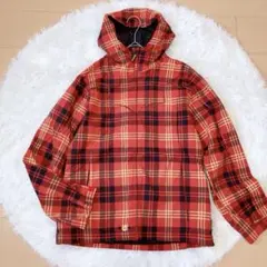 バートン⭕️burton スノボジャケット　中綿　スキー　ウェア　チェック　S