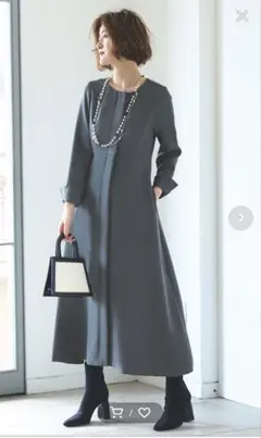 長袖ワンピース 綺麗め