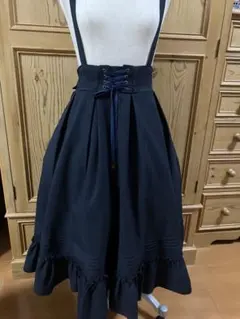 ネイビー ジャンパースカート