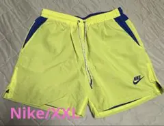 Nike 蛍光イエロー ショートパンツ XXL