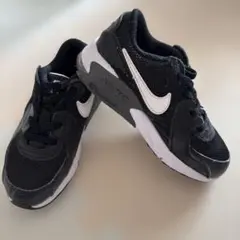 NIKE AIR MAX 17センチ　ブラック　ゴム紐