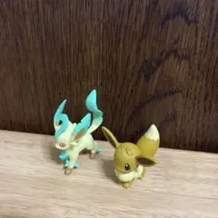 ポケモン フィギュア イーブイ リーフィア 2点セット