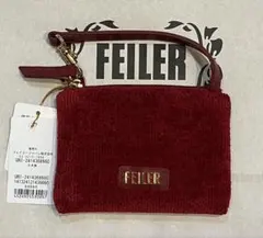 新品・未使用☆フェイラーユニショルダーバッグダークレッド