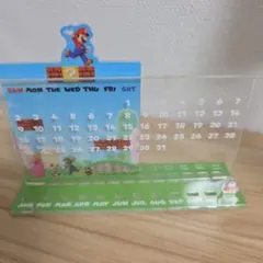 スーパーマリオ 卓上アクリル万年カレンダー