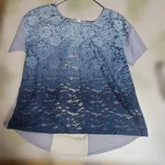 axes femme グラデーションレース 半袖カットソーのサムネイル