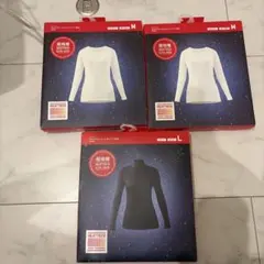 UNIQLO ヒートテック 超極暖 長袖 3点セットのサムネイル