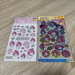 マイメロディ シール ステッカー 2枚セット