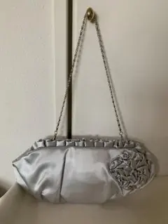 新品未使用☆SCOT CLUBスコットクラブ☆フリルコサージュパーティバッグ