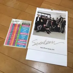 SEVENTEEN カレンダー　ステッカー　シール　2017
