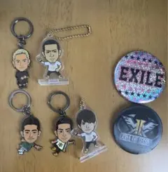 三代目J soul brothers EXILEキーホルダー　缶バッジ