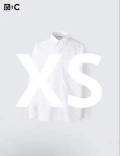 ユニクロ C ブロードオーバーサイズシャツ ホワイト XS