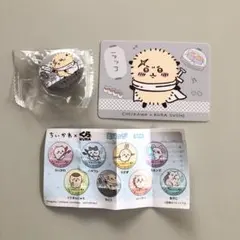 【2点セット】　ラッコ　くら寿司　　缶バッジ　カード　うどん　ちいかわ