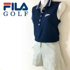 【美品！Mサイズ！プリーツ！】FILA GOLFセットアップゴルフウェア！